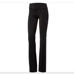 Puma Straight Leg Black Yoga Pants